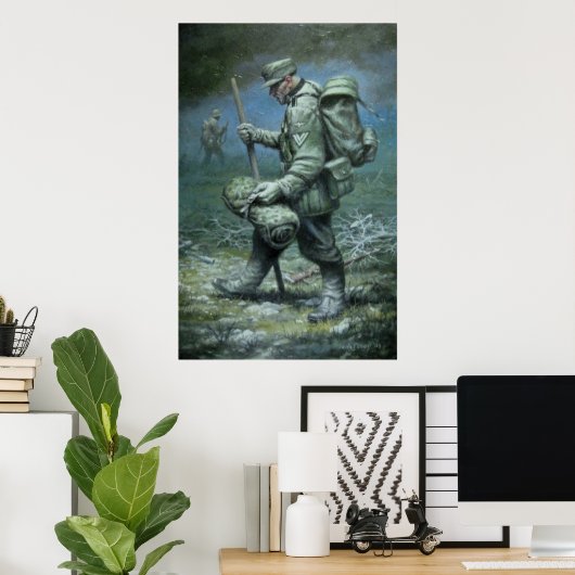 Goed voorbereide POW Poster (Thuiskantoor)