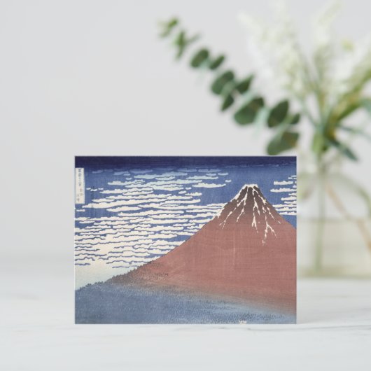 Goed weer met zuid-wind briefkaart (Staand voorkant)