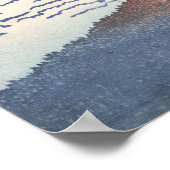 Goed weer met zuid-wind poster (Hoek)