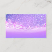 Goed wensen voor bruiloft dollar cadeau geld Paars Visitekaartje (Achterkant)