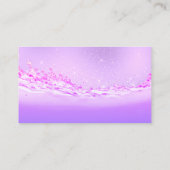 Goed wensen voor bruiloft Sterling Gift Geld Purpl Visitekaartje (Achterkant)