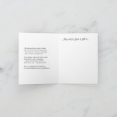 "Goed wensend" kaart, groot voor giften van $ Kaart (Binnen)