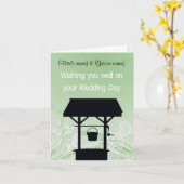 "Goed wensend" kaart, groot voor giften van $ Kaart (Gele Bloem)