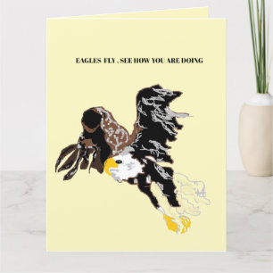 Goed Wenskaart: Amerikaanse Bald Eagle Kaart