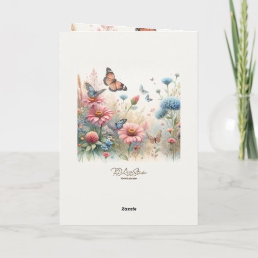 Goed Wenskaart Bedankkaart (Achterkant)