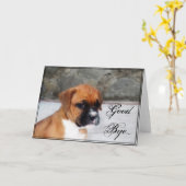 Goed wenskaart van Boxer Kaart (Gele Bloem)