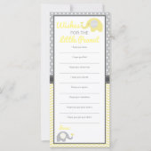 Goed wenst Kaart, olifant, EDITABLE kleur (Voorkant)