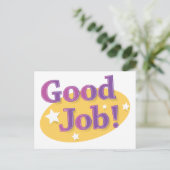 Goed werk! briefkaart (Staand voorkant)