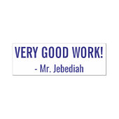 "GOED WERK!" Commendement Rubber Stamp Zelfinktende Stempel (Design)