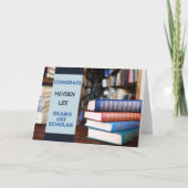 Goed werk! DECAANS LIJST Scholier congratulatiekaa Kaart (Voorkant)