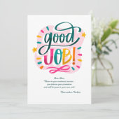 Goed Werk Felicitatiekaart Kaart (Staand voorkant)