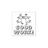 GOED WERK GANZEN RUBBER STEMPEL (Afrduk)