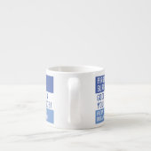 Goed werk in je nieuwe baan - espresso kop (Achterkant)