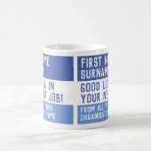 Goed werk in je nieuwe baan koffiemok (Center)