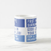 Goed werk in je nieuwe baan - magische mok (Center)