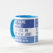 Goed werk in je nieuwe baan - mok (Voorkant links)