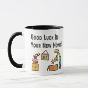Goed werk in je nieuwe thuis mok