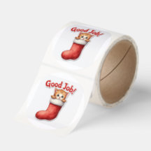 Goed Werk Kinderen Motivatie Sticker Kitten