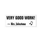 "GOED WERK!" Leraar Rubber Stamp Rubberstempel (Afrduk)