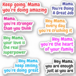 Goed werk mama citaten | Bericht Stickers voor mam