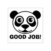 Goed werk Panda Face Rubberstempel (Afrduk)