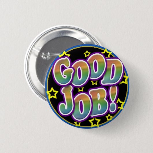 Goed werk! ronde button 5,7 cm (Voorkant /achterkant)