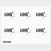 Goed werk ronde sticker (Vel)