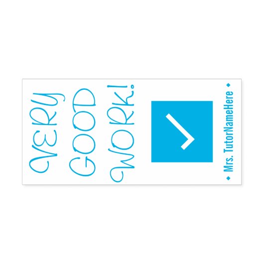 "GOED WERK!" Rubberstempel Zelfinktende Stempel (Design)