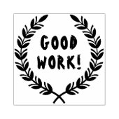 Goed werk script leraar rubberstempel (Afrduk)