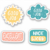 Goed werk sticker (Voorkant)