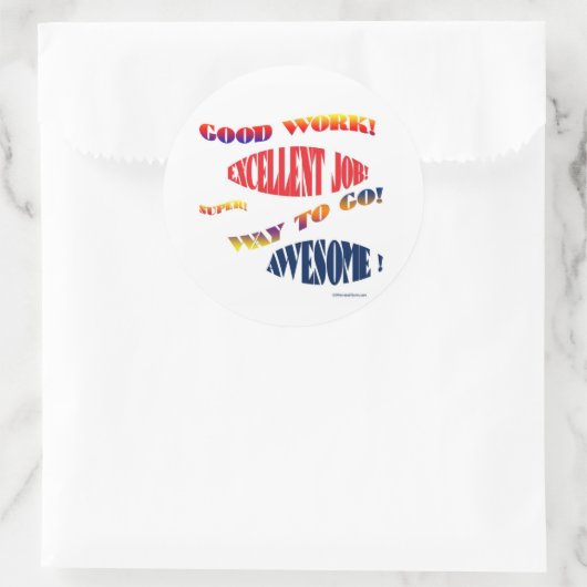 GOED WERK STICKER (Tas)