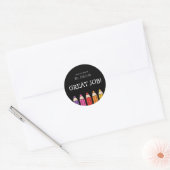 Goed Werk Sticker Leraar Naam (Envelop)