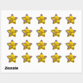 Goed werk! stickers Gele Narcis Lente School (Vel)