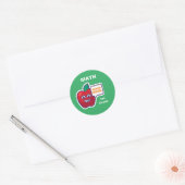 Goed werk! Student Wiskunde Award Sticker aanpasse (Envelop)