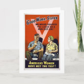 Goed werk zus kaart (Voorkant)