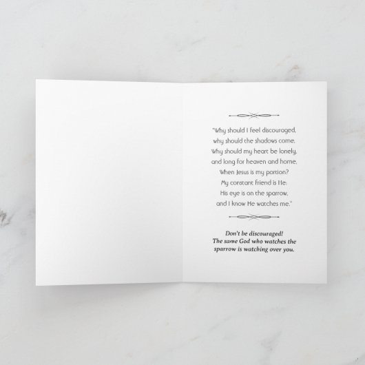 Goed, zijn ogen staan op de loer. kaart (Binnen)