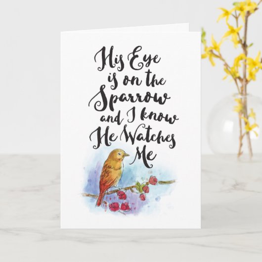 Goed, zijn ogen staan op de loer. kaart (Gele Bloem)