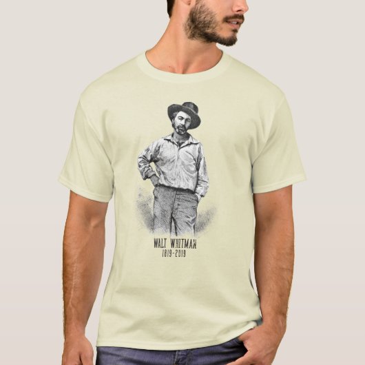 Goed zo als de Best Walt Whitman Jubileum Edition T-shirt (Voorkant)