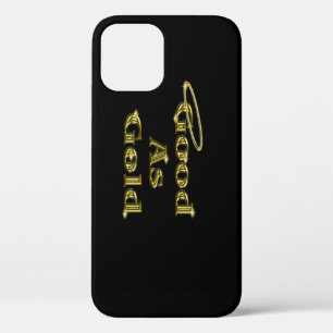 Goed zo als goud iPhone 12 pro hoesje