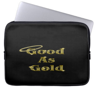 Goed zo als goud laptop sleeve