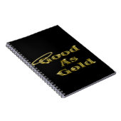 Goed zo als goud notitieboek (Rechterzijde)