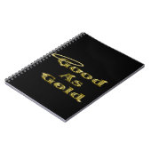Goed zo als goud notitieboek (Linkerzijde)