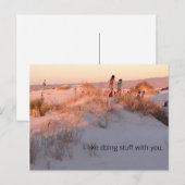 Goed zo. Just tell them you like being together. Briefkaart (Voorkant / Achterkant)