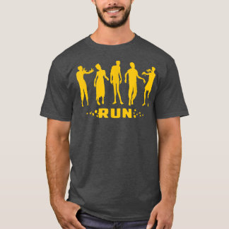 Goed Zombie-advies Grafische run ter voorkoming va T-shirt