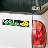 Goed zonder God Bumpersticker (Op Truck)