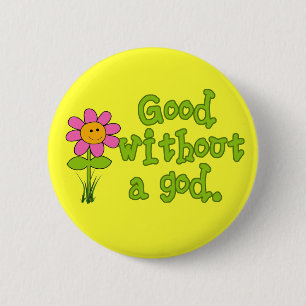 Goed zonder goede knop ronde button 5,7 cm