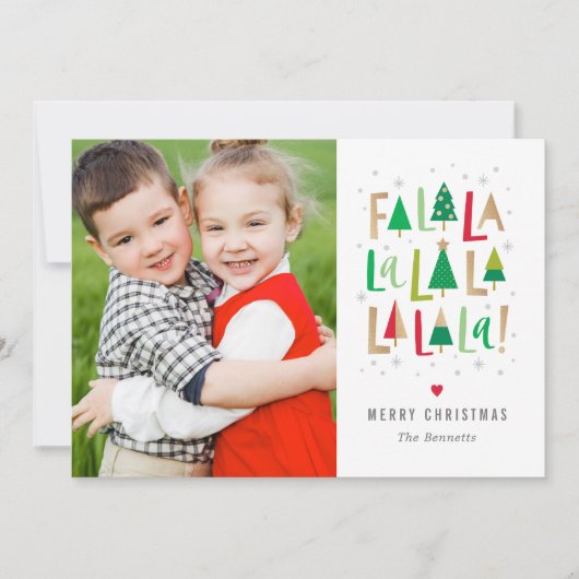 Goedaardige bomen EDITABLE COLOR Holiday Kaarten (Voorkant)