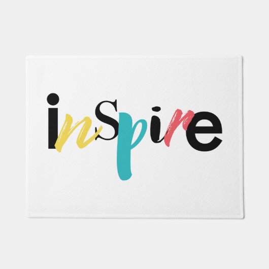 Goedaardige, creatieve, moderne typografie van Ins Deurmat (Voorkant)