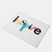 Goedaardige, creatieve, moderne typografie van Ins Deurmat (Schuin)