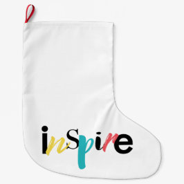 Goedaardige, creatieve, moderne typografie van Ins Grote Kerstsok